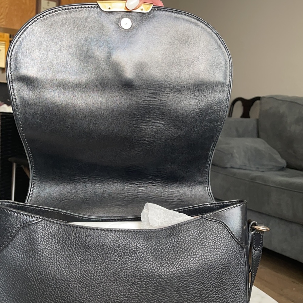 Burberry hobo black leather bag - Picture 5 of 16